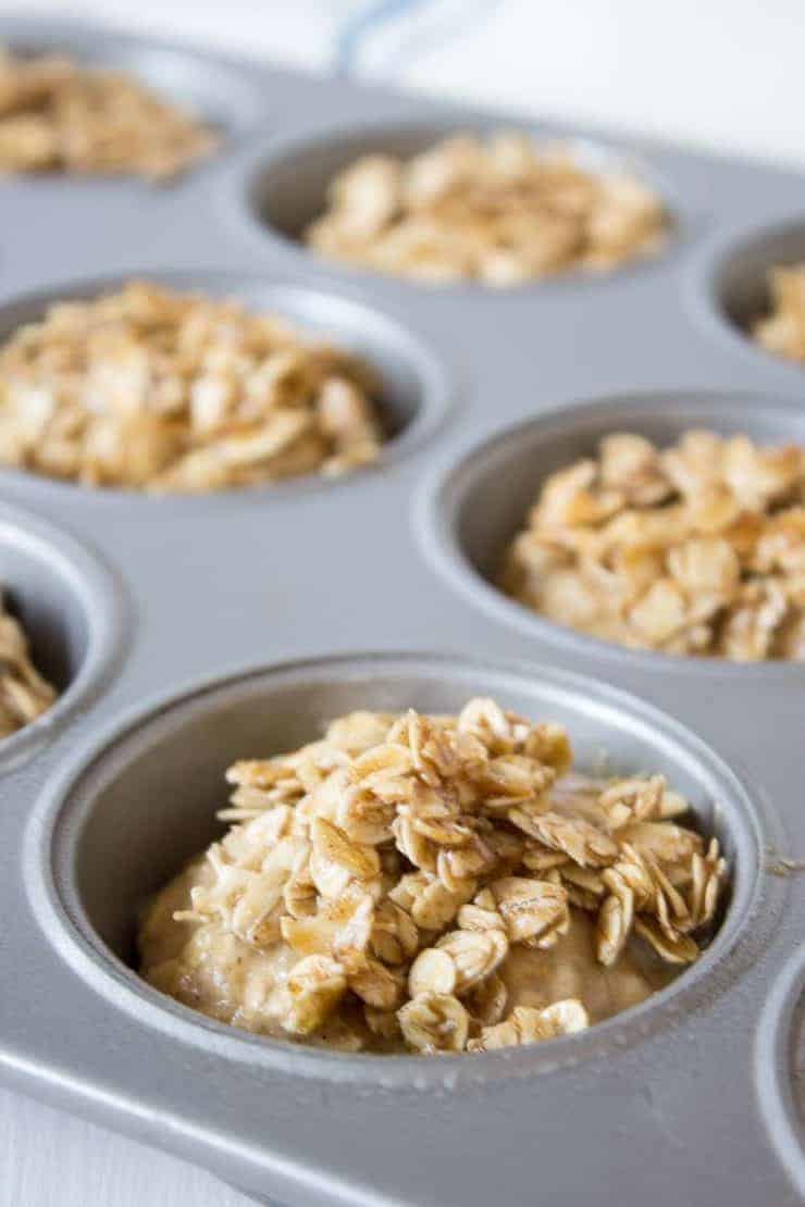 Banana Oat Muffins - Beyond The Chicken Coop