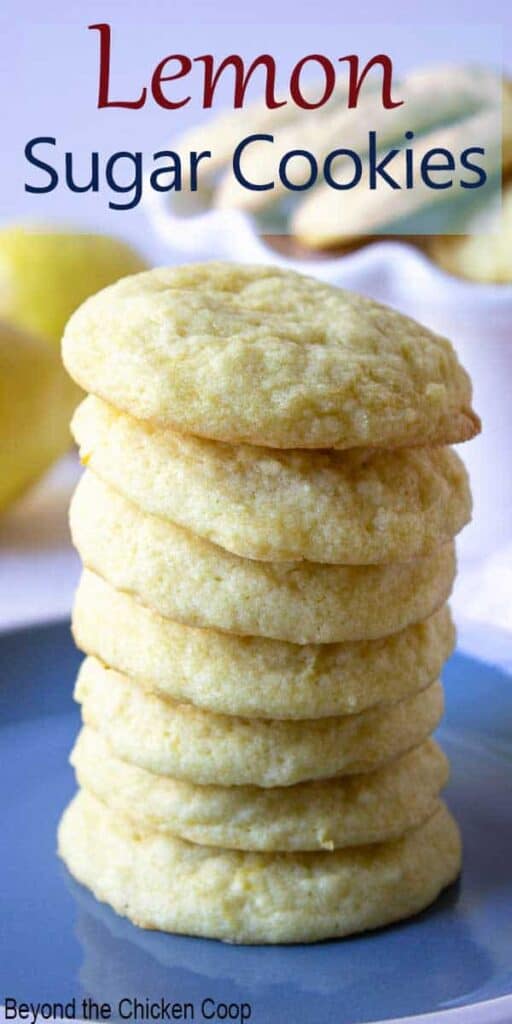 Lemon Sugar Cookies - Beyond The Chicken Coop