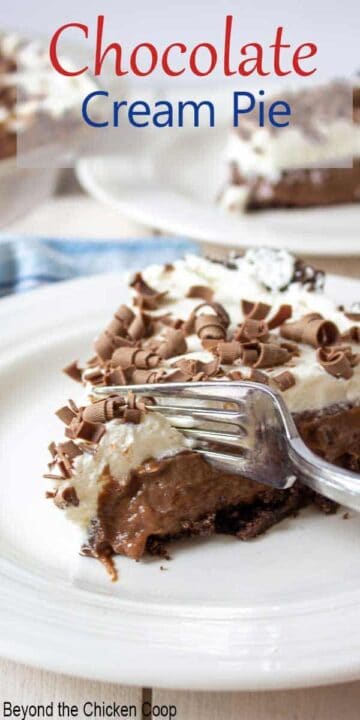 Chocolate Cream Pie - Beyond The Chicken Coop