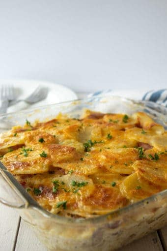 Best Recipe For Scalloped Potatoes and Ham - Beyond The Chicken Coop