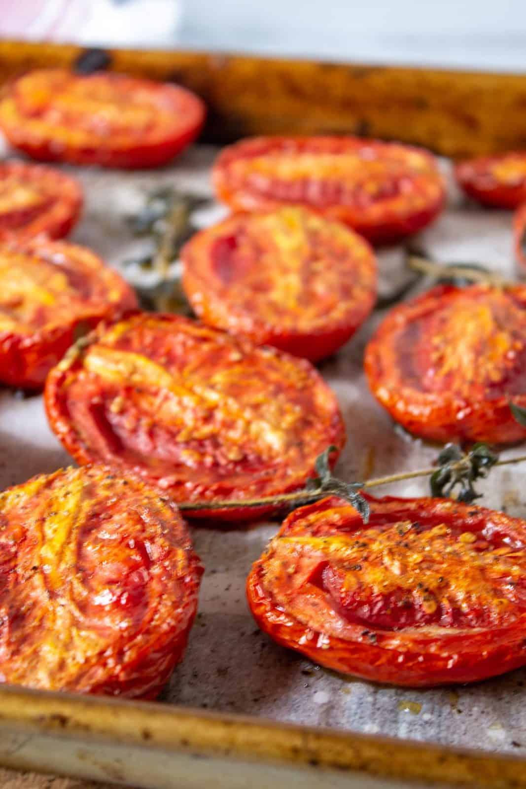 Oven Roasted Tomatoes - Beyond The Chicken Coop