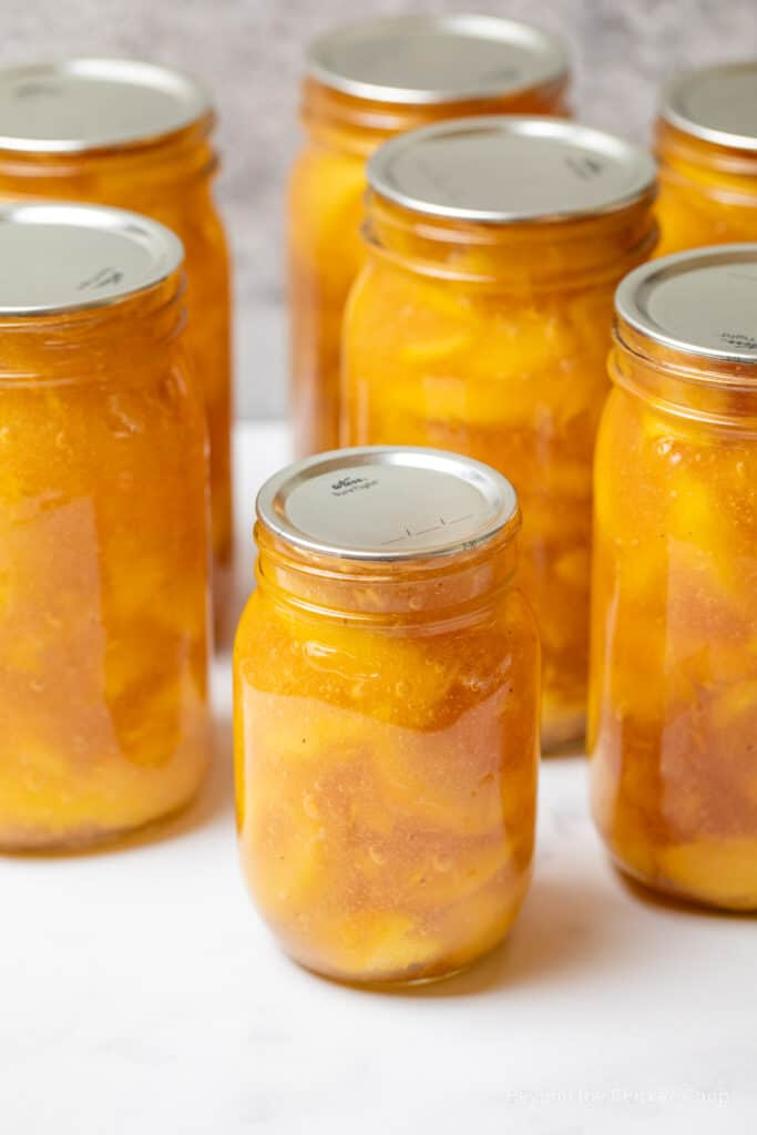 Canning Peach Pie Filling - Beyond The Chicken Coop